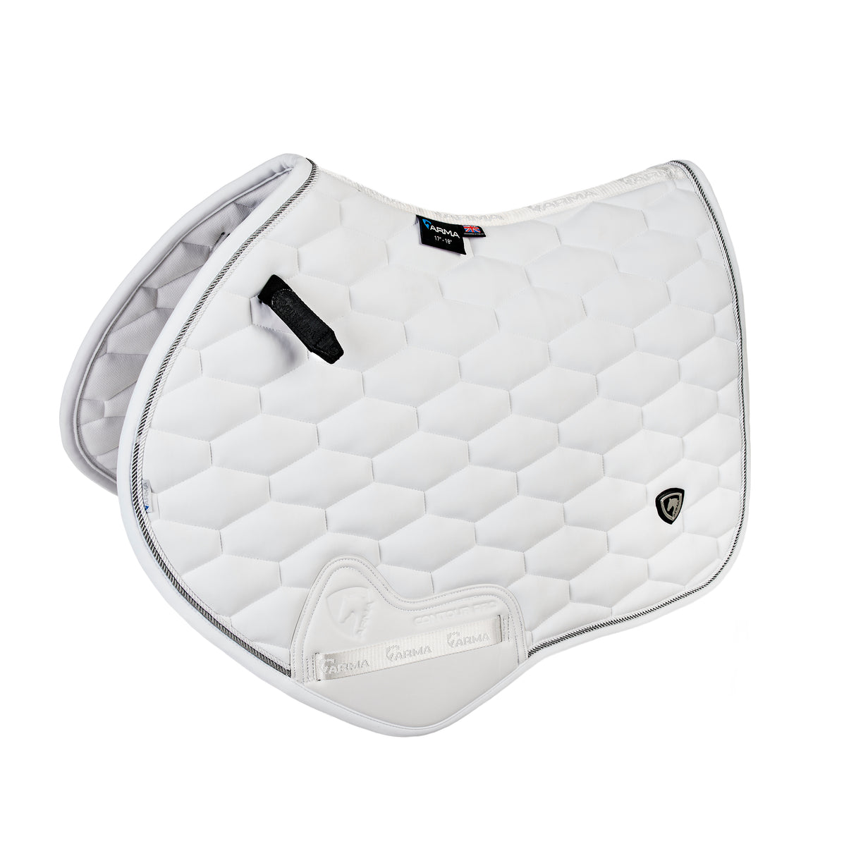 Shires ARMA Eltar Jump Saddlecloth #colour_white