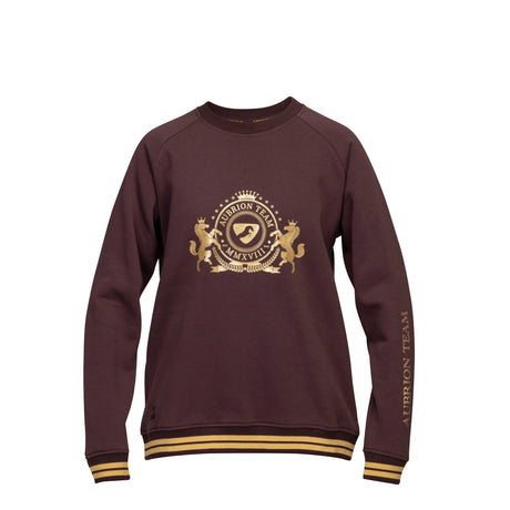 Shires Aubrion Young Rider Team Sweatshirt #colour_umber
