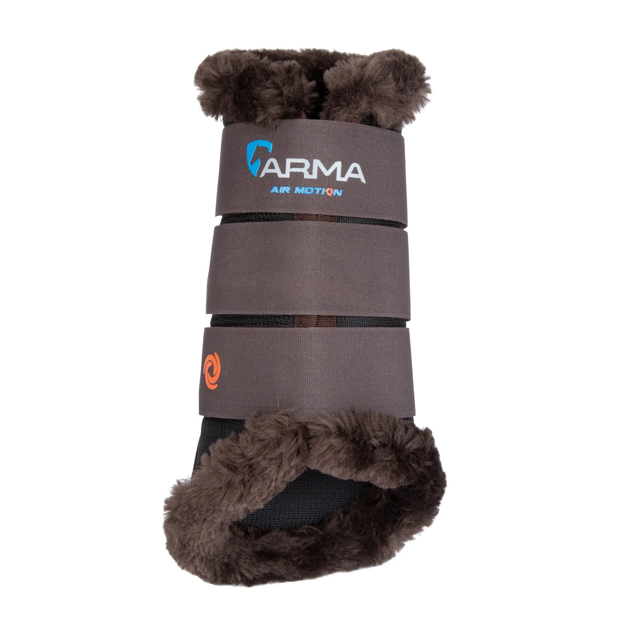 Shires ARMA Air Motion Supafleece Brushing Boots #colour_brown