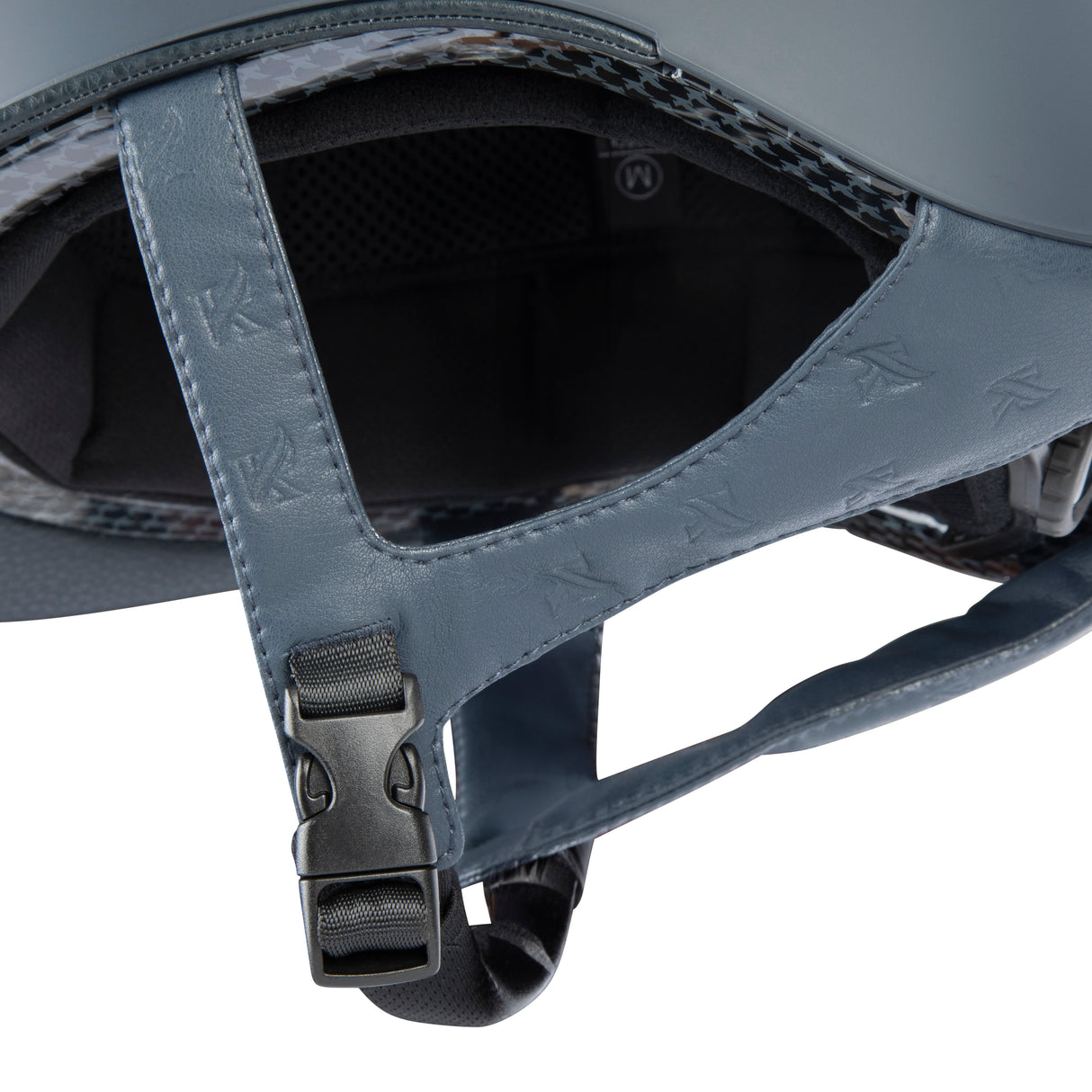 Shires Karben Amity Leather Riding Hat #colour_navy