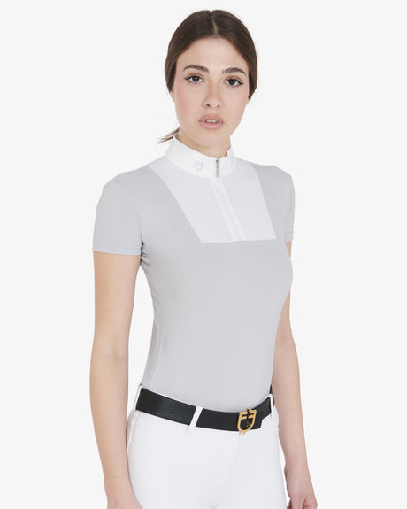 Equestro Women's Short-Sleeved Slim Fit Competition Polo Shirt