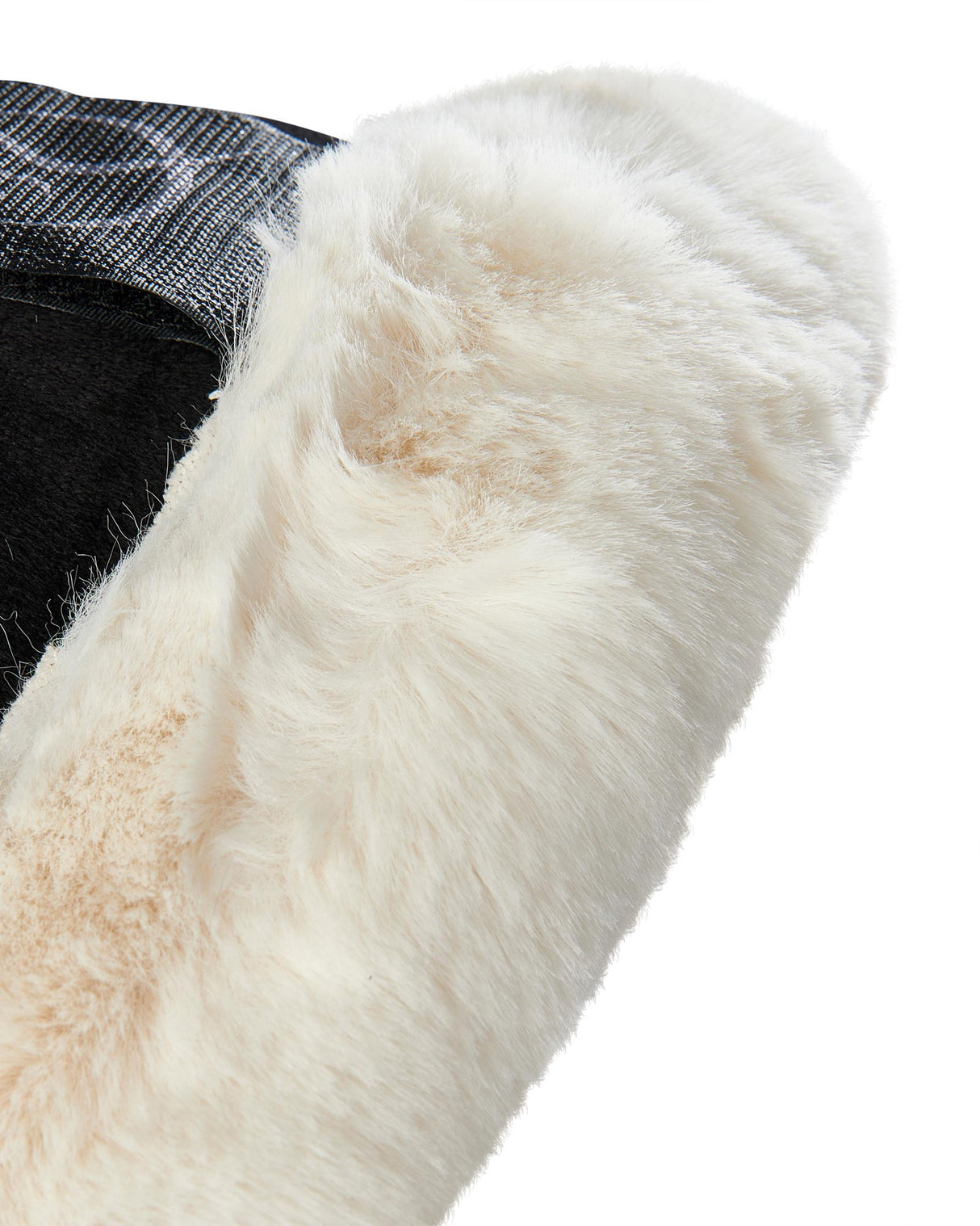 Acavallo Pad Piuma-FS WFS-FS Pocket Suede Flat #colour_black-white