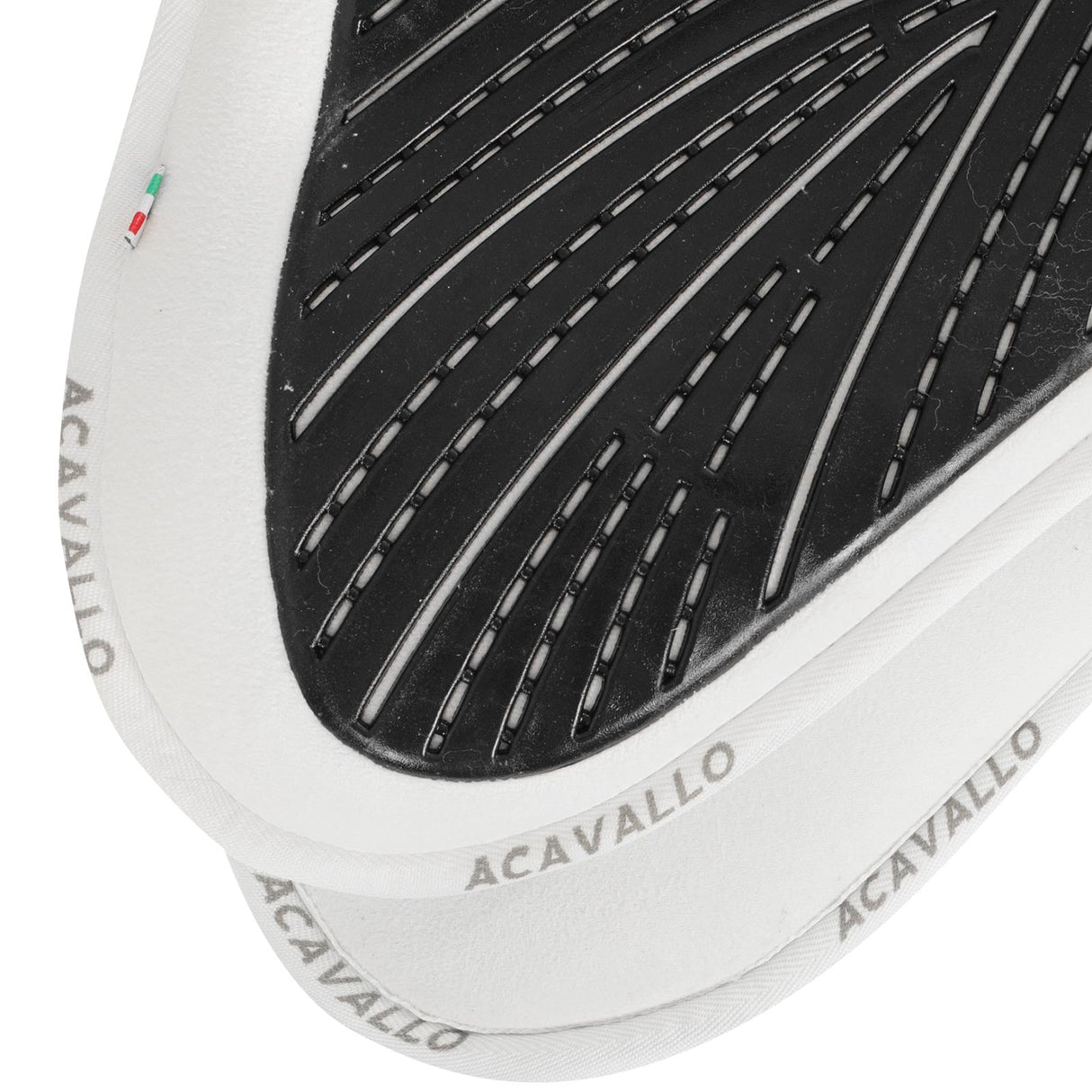 Acavallo Pad Mf Jccs Cw-Fs Suede Grip Gel Flat #colour_white