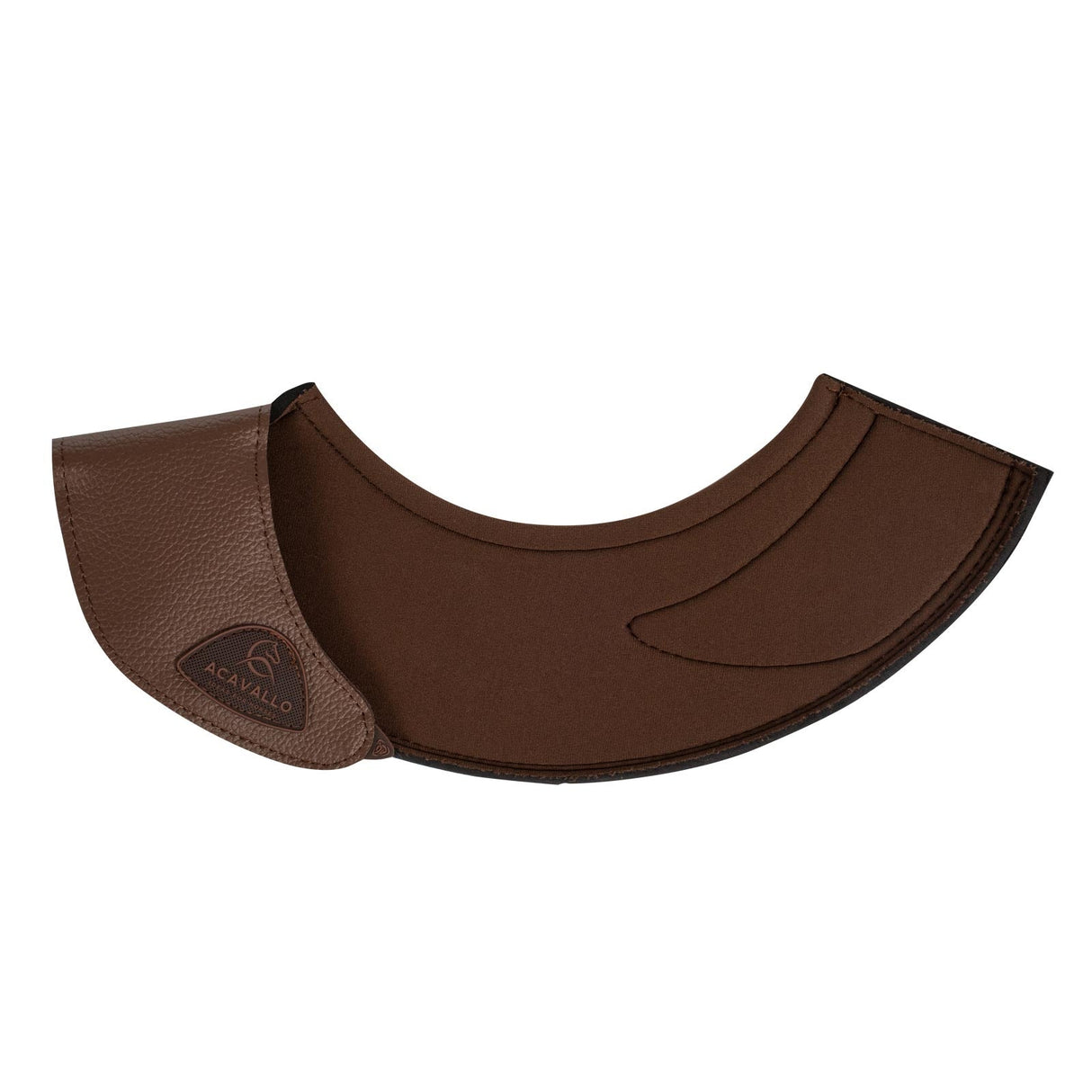 Acavallo Bell Boots Eco-Leather & Hook-And-Loop Closure #colour_brown