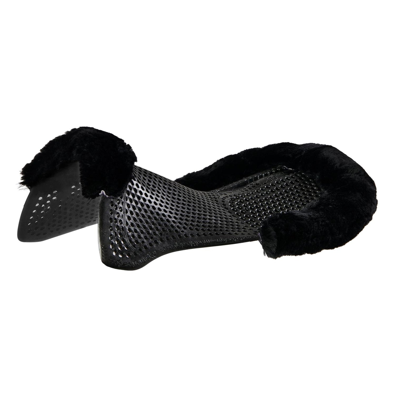 Acavallo Gel Ns-S Classic-S Cut-Out Rear Riser #colour_black-black