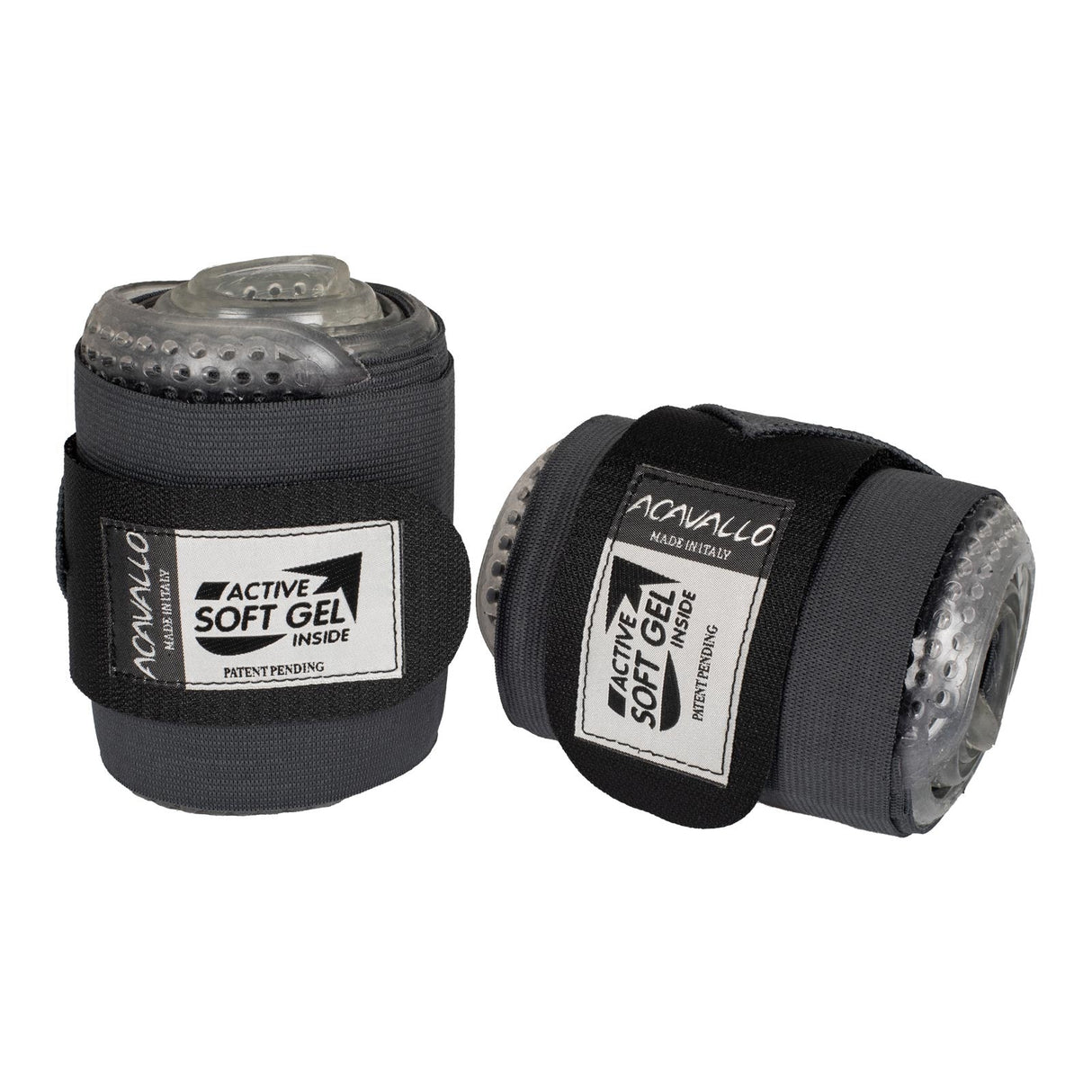 Acavallo Elastic Bandages Classic Gel #colour_grey