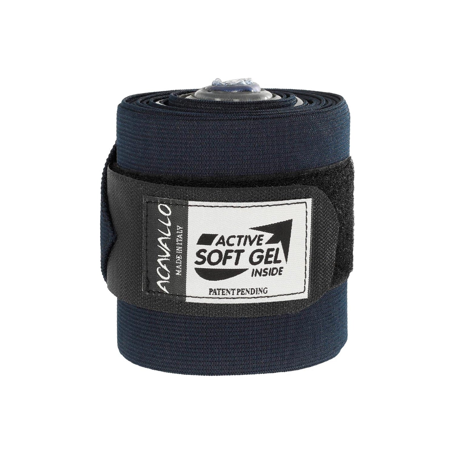 Acavallo Elastic Bandages Classic Gel #colour_blue