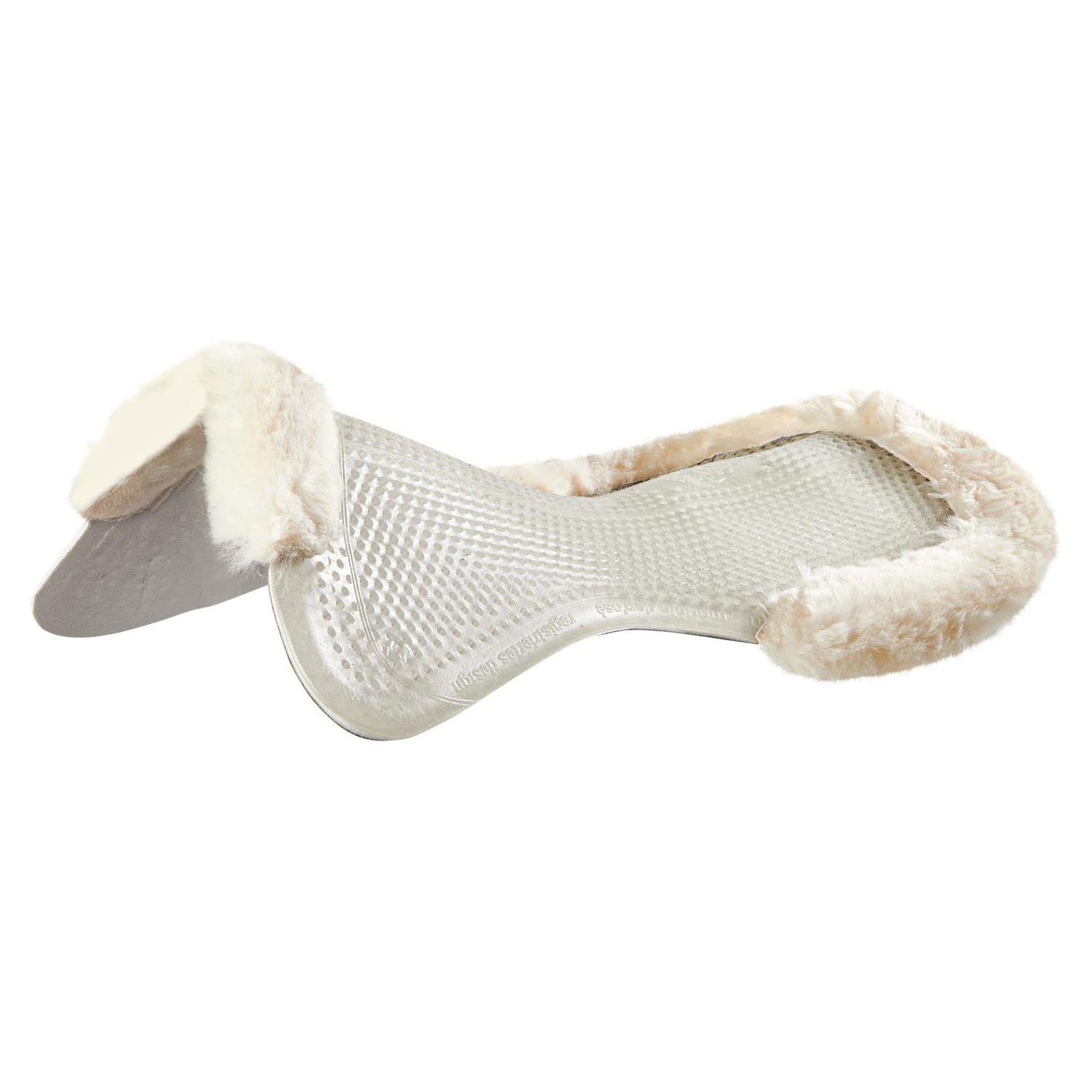 Acavallo Gel Ns-S Classic-S 1/2 Cut-Out Dri-Lex Flat #colour_transparent-natural