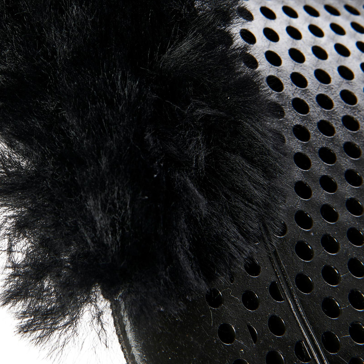 Acavallo Gel Ns-S Classic-S 1/2 Cut-Out Dri-Lex Flat #colour_black-black