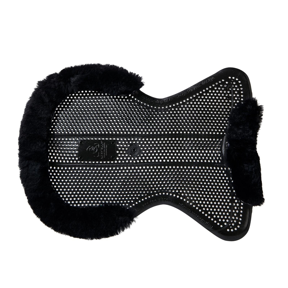 Acavallo Gel Ns-S Classic-S 1/2 Cut-Out Flat #colour_black-black