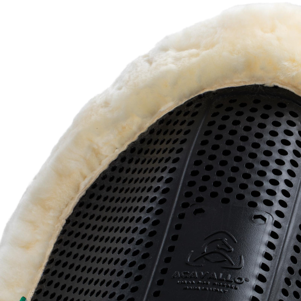 Acavallo Gel Ns-S Classic-S 1/2 Cut-Out Dri-Lex Flat #colour_natural-black