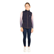 Hy Equestrian Elevate Country Mizs Teddy Fleece Gilet #colour_navy