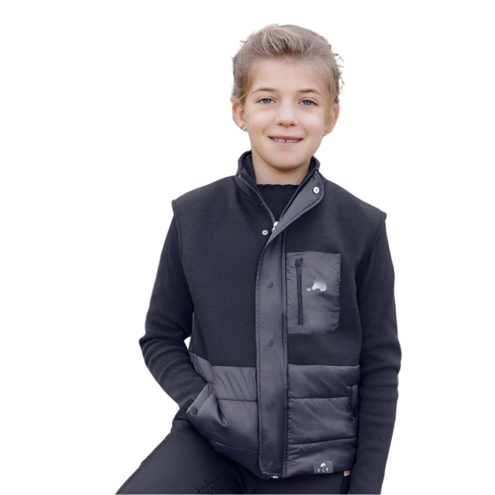 E.L.T Children's Lucky Milu Quilted Gilet #colour_deep-blue