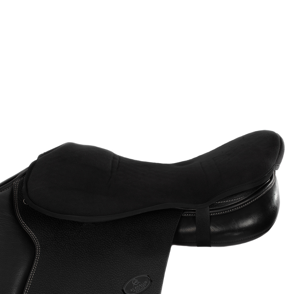Acavallo Ortho-Coccyx Seat Saver Jumping Classic Gel-In Dri-Lex 20mm #colour_black