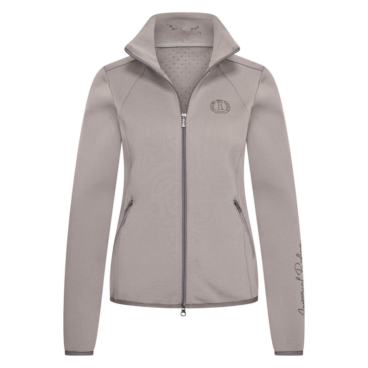 Imperial Riding Children's Sporty Air Cardigan #Colour_charcoal