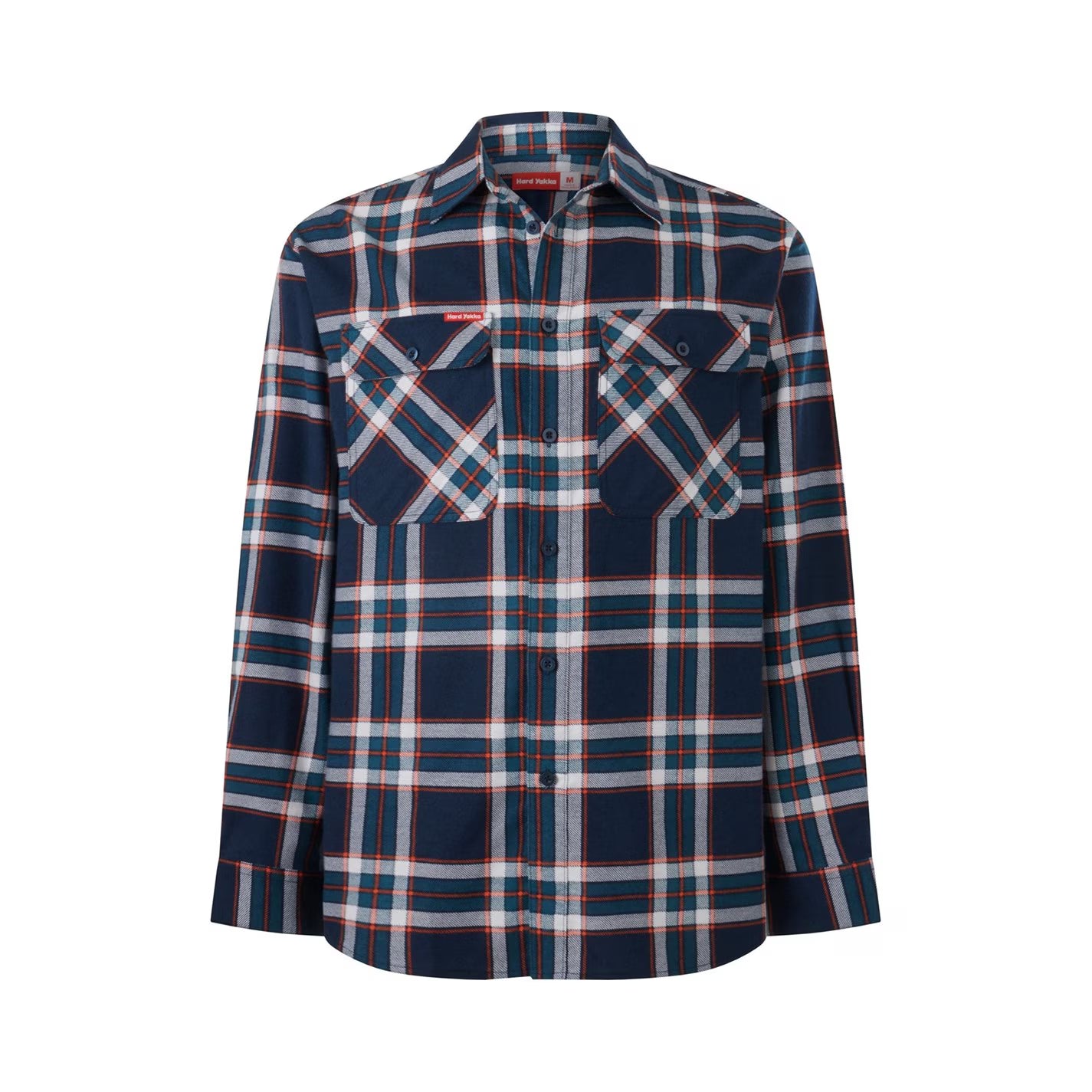Hard Yakka Core Flannel Shirt #colour_navy