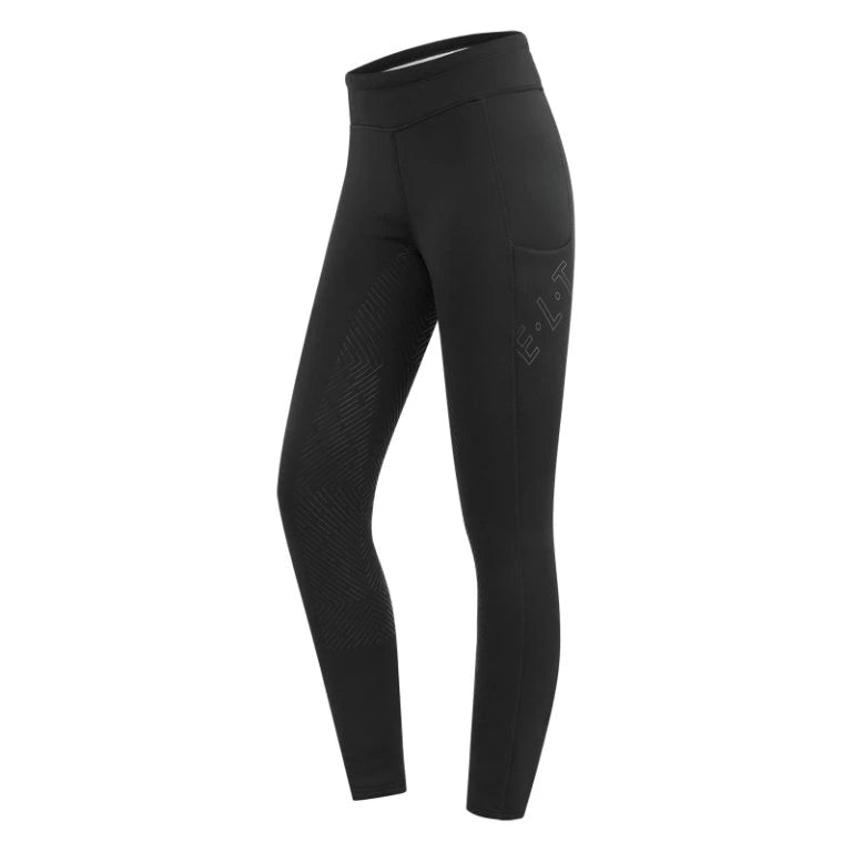 E.L.T Rica Ladies Thermal Teddy Riding Tights #colour_black