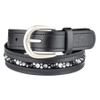 E.L.T Jewel Leather Belt #colour_black