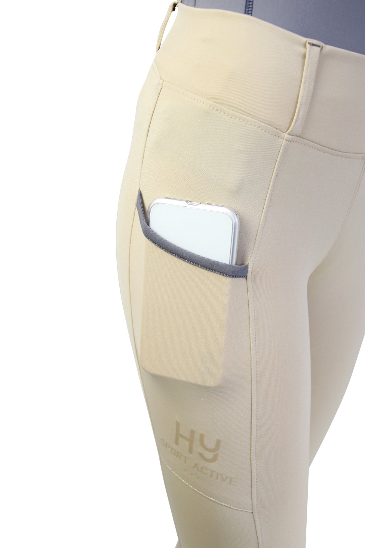 Hy Sport Active Riding Tights #colour_beige-pencil-point-grey