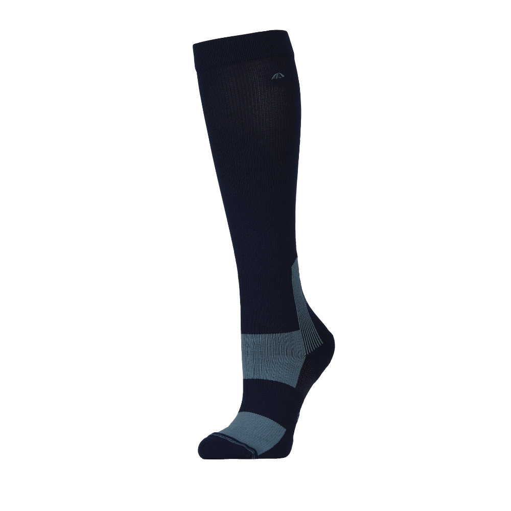 Weatherbeeta Adults Performance Knee Length Riding Sock #colour_navy-slate-blue