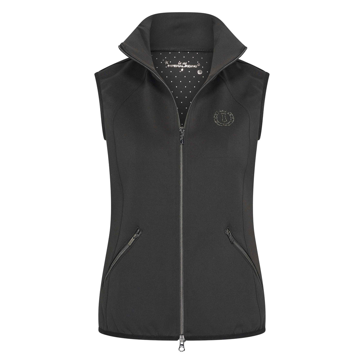 Imperial Riding Women's Sporty Air Tech Body Warmer #colour_black