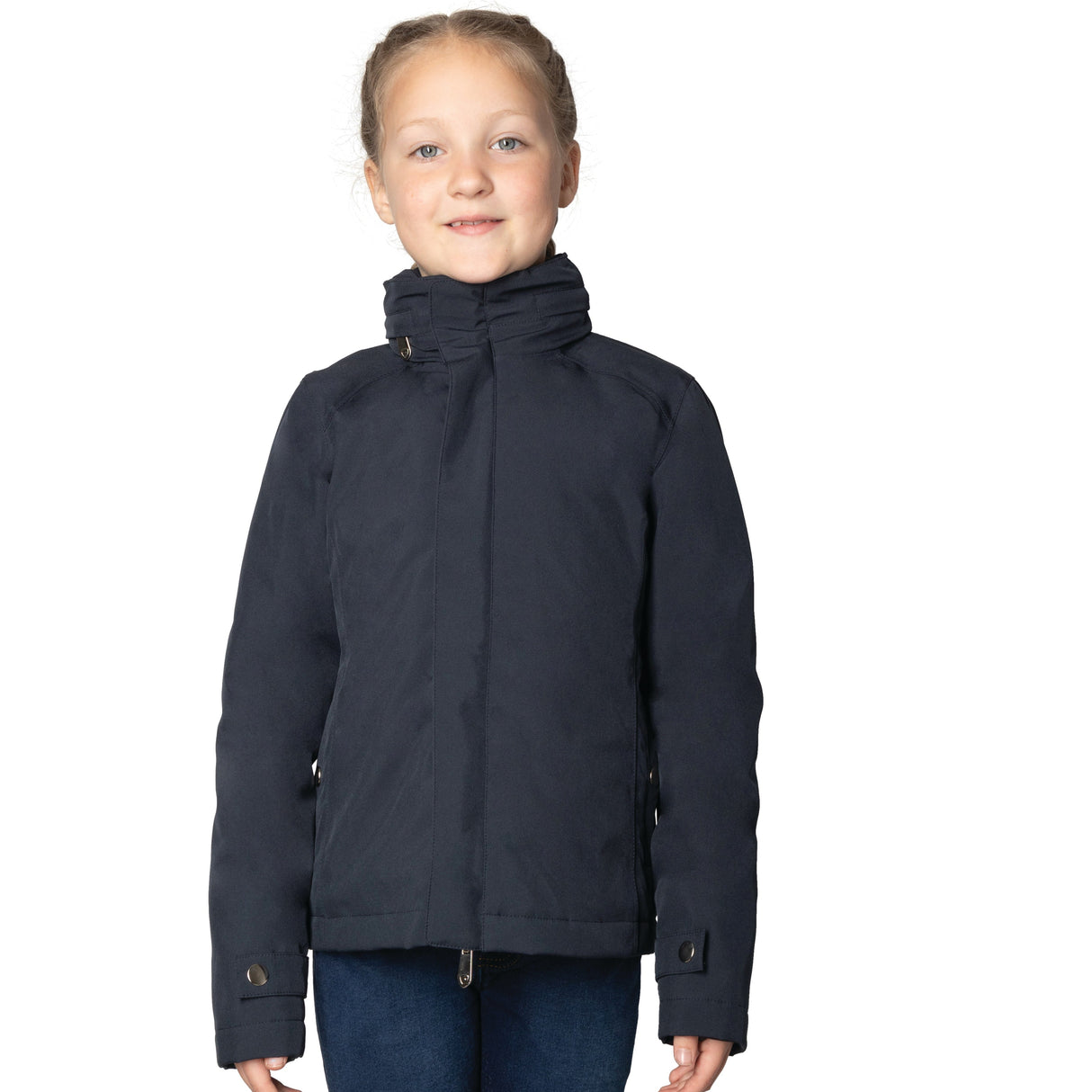 Hy Equestrian Elevate Mizs Waterproof Jacket #colour_navy