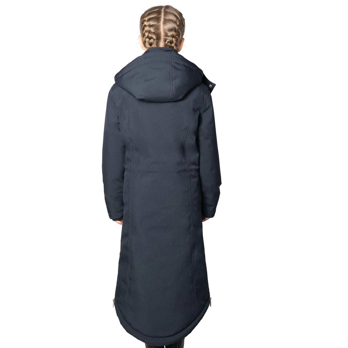 Hy Equestrian Elevate Mizs Guard Waterproof Coat #colour_navy