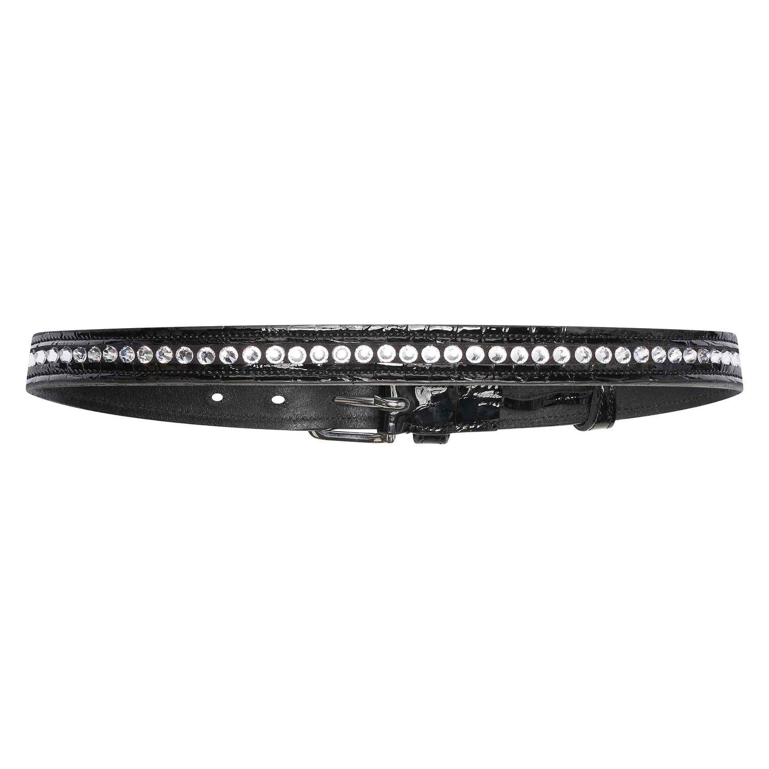 Imperial Riding Lania Sparkle Belt #colour_black-silver