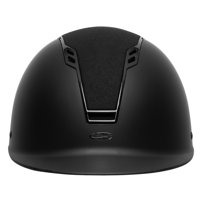 SWING H22 Riding Helmet #colour_black-matt-black-velvet