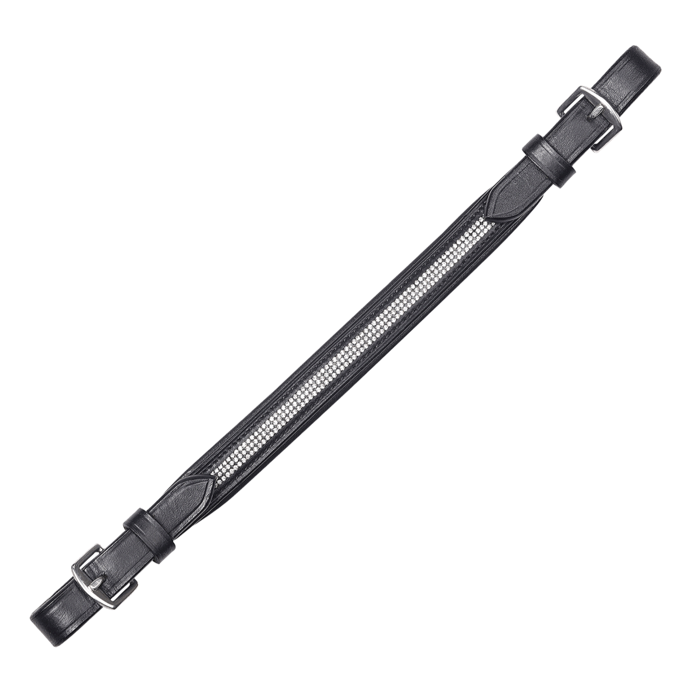 Waldhausen Saddle Handle with Rhinestones #colour_black-silver