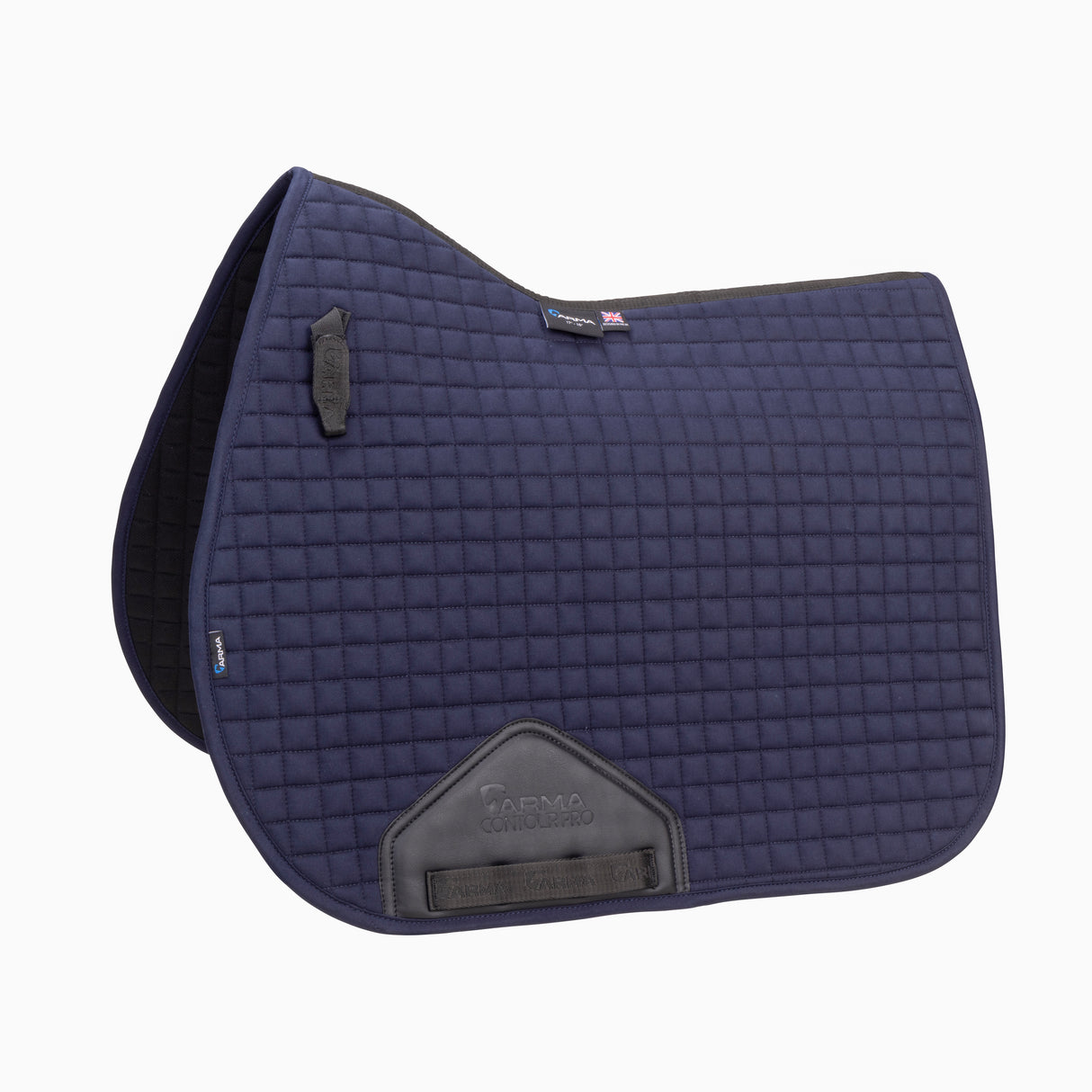 Shires ARMA Deluxe Cotton Saddlecloth #colour_navy