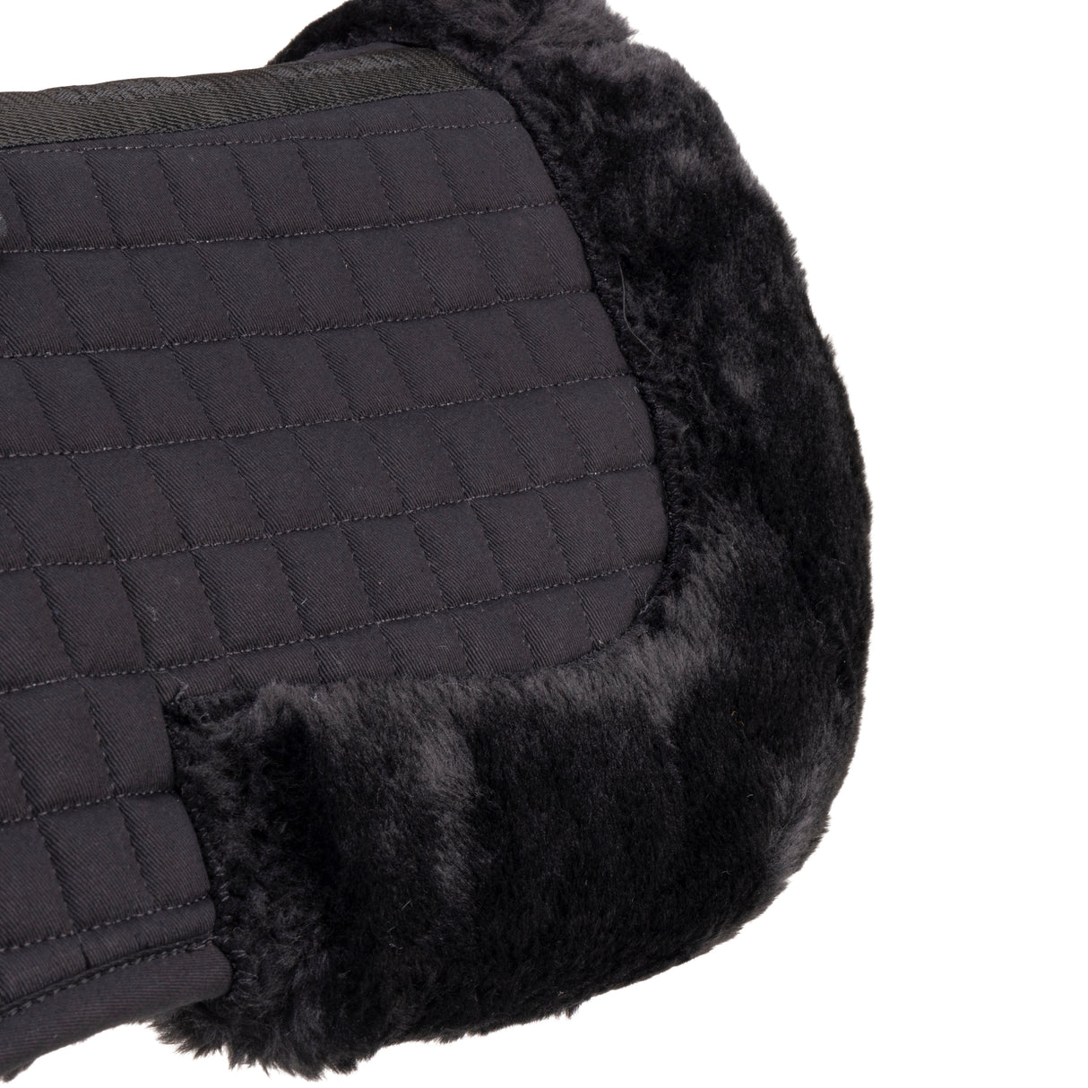Shires ARMA Deluxe Cotton Half Pad #colour_black-black