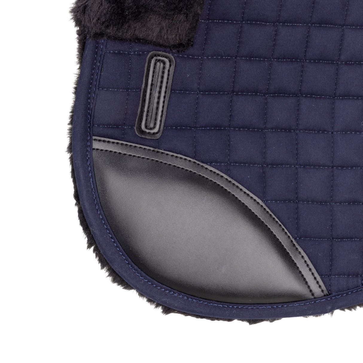 Shires ARMA Deluxe Cotton Half Pad #colour_navy-navy