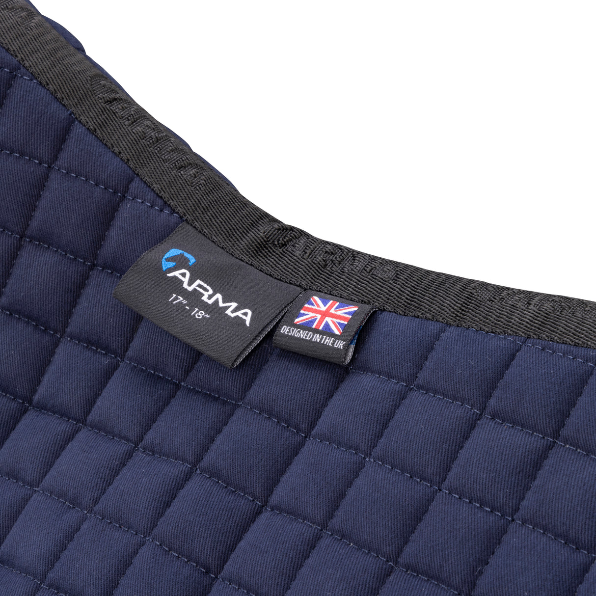 Shires ARMA Deluxe Cotton Half Pad #colour_navy-navy