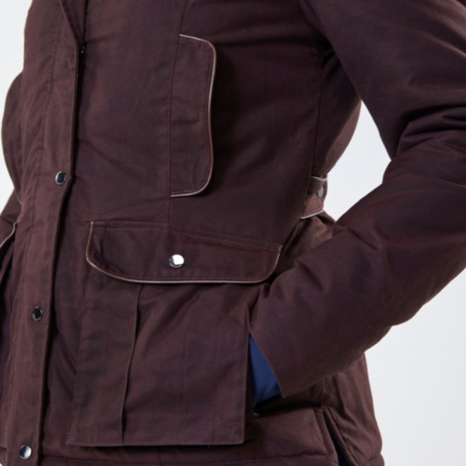 Horseware Ireland Newmarket Wax Jacket #colour_brown