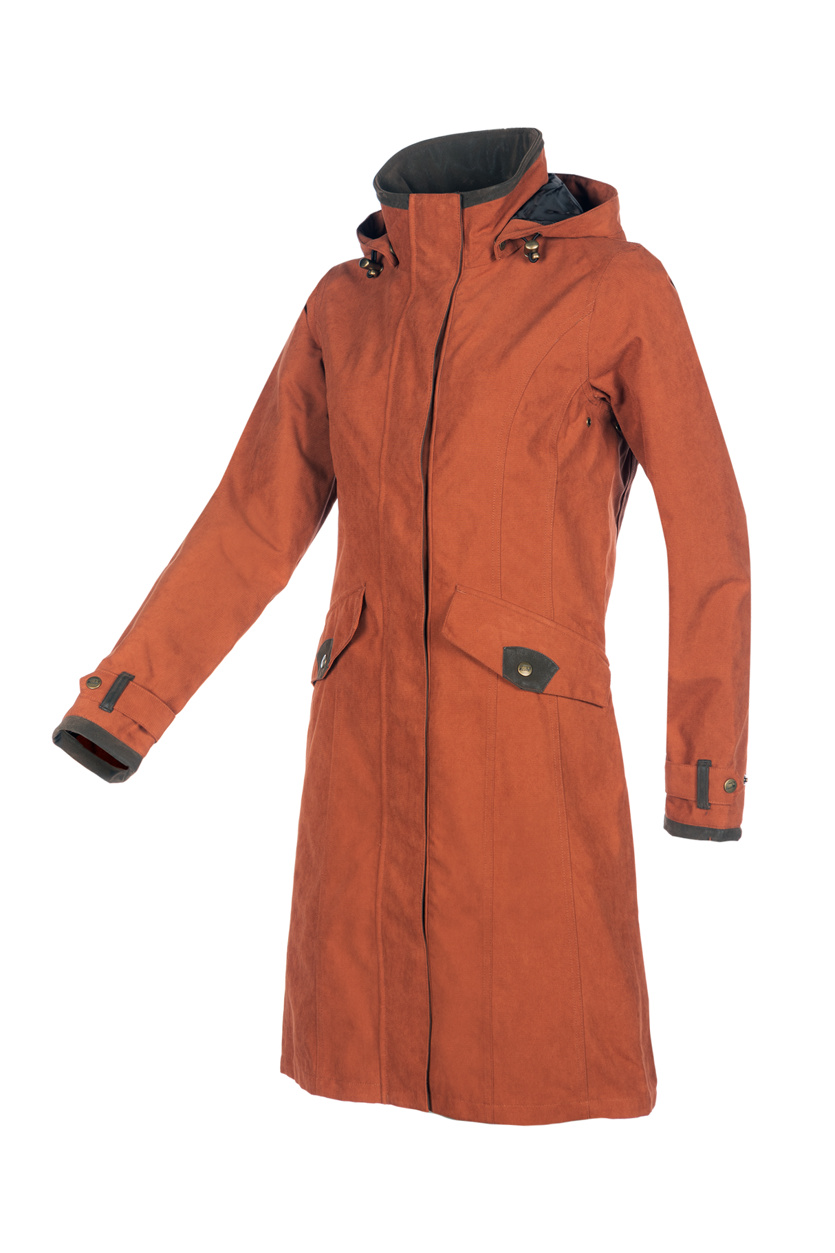 Baleno Chelsea Ladies Country Coat #colour_terracotta