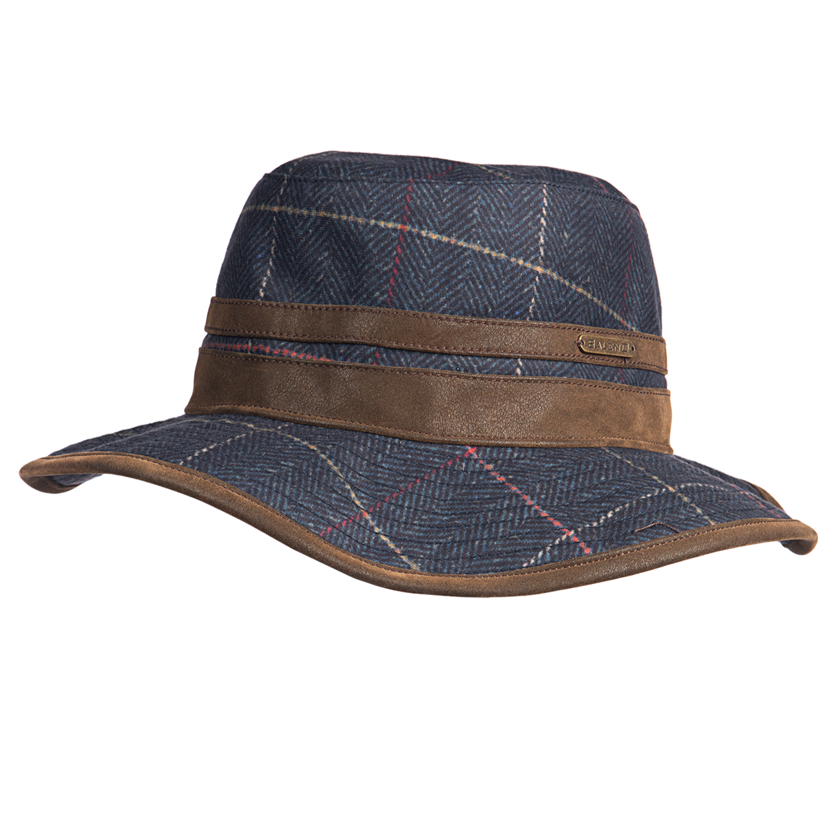 Baleno Caitlin Multiple-Purpose Tweed Hat #colour_check-navy