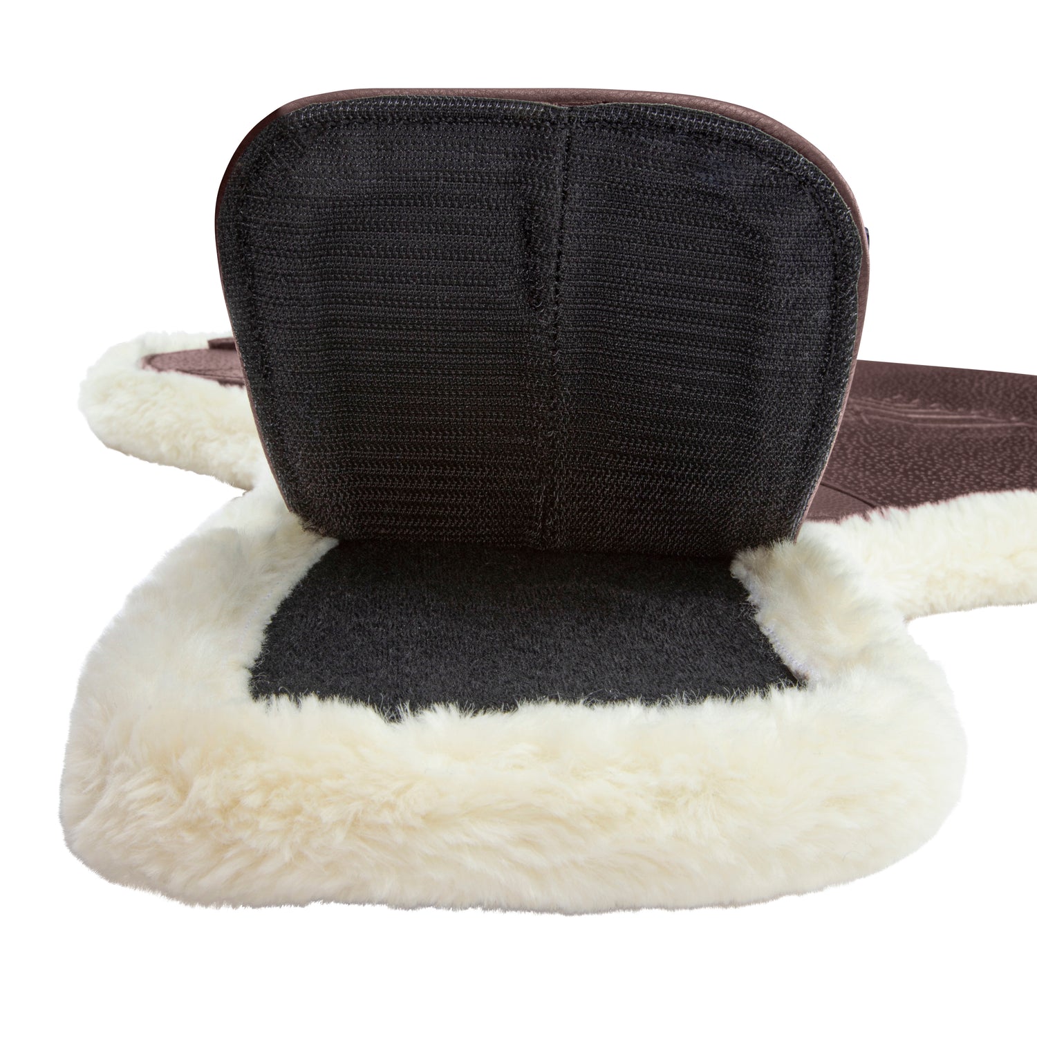 Shires Velociti Lusso Elite Short Stud Girth #colour_havana