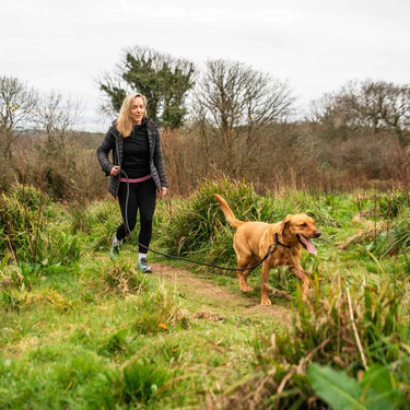 Mountain Paws Extra Long Rope Dog Lead #colour_black