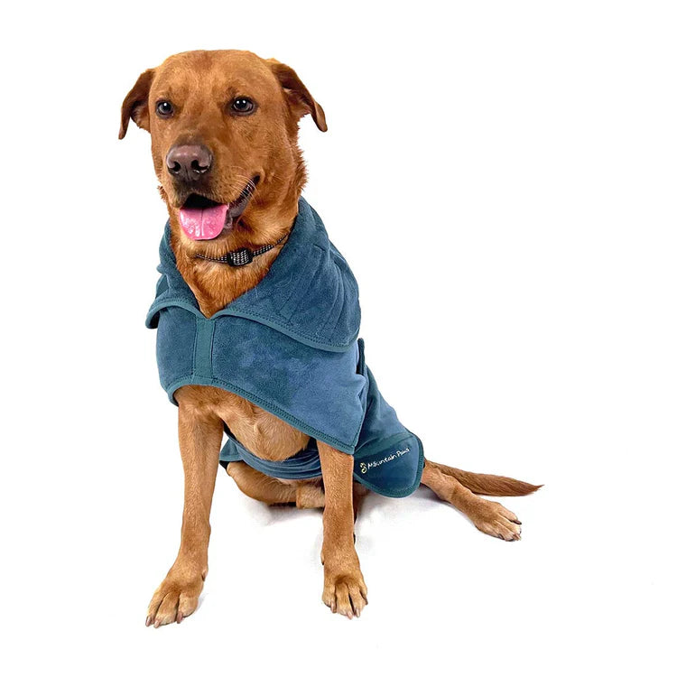 Mountain Paws Dog Robe #colour_blue