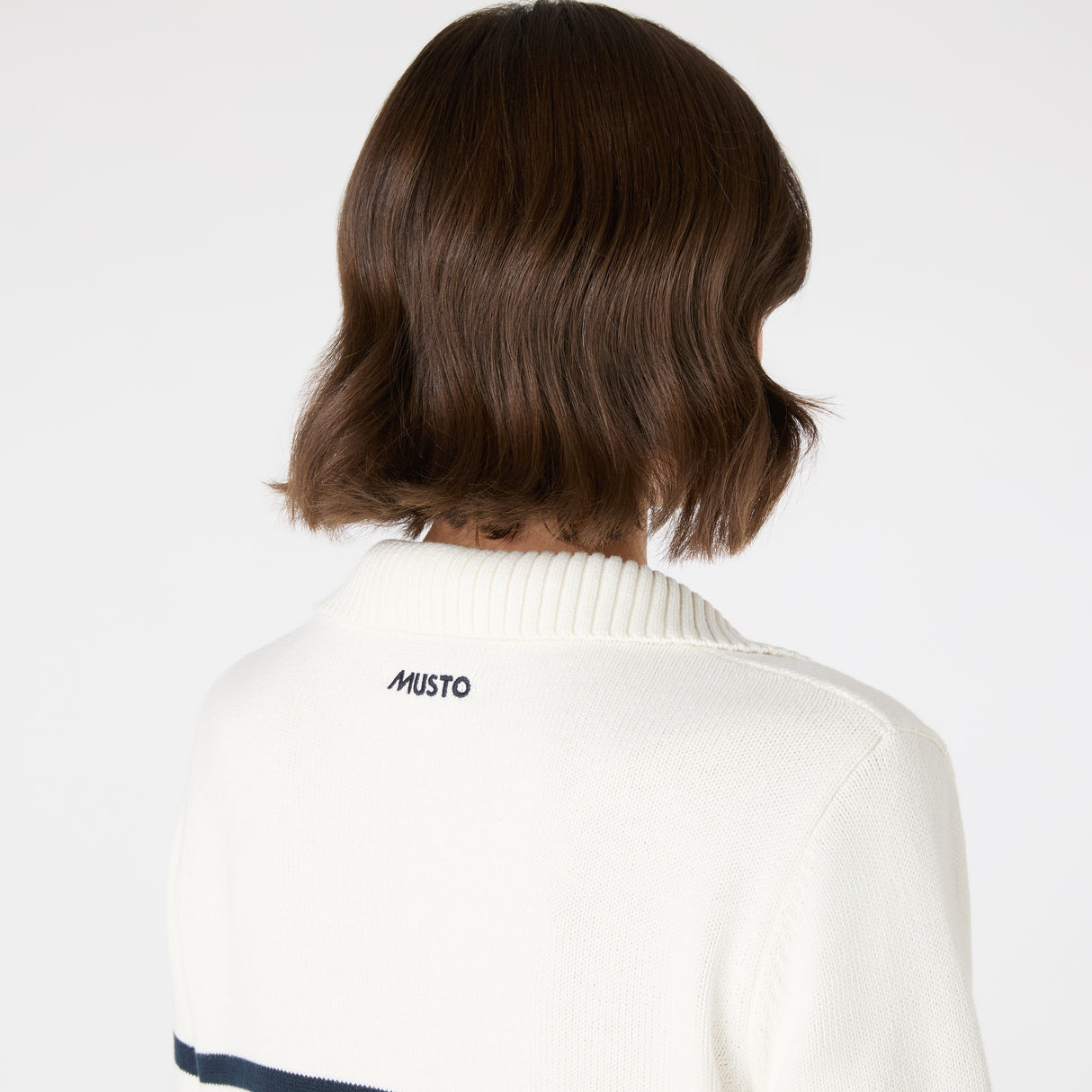 Musto Women's Original Marine Knit #colour_white