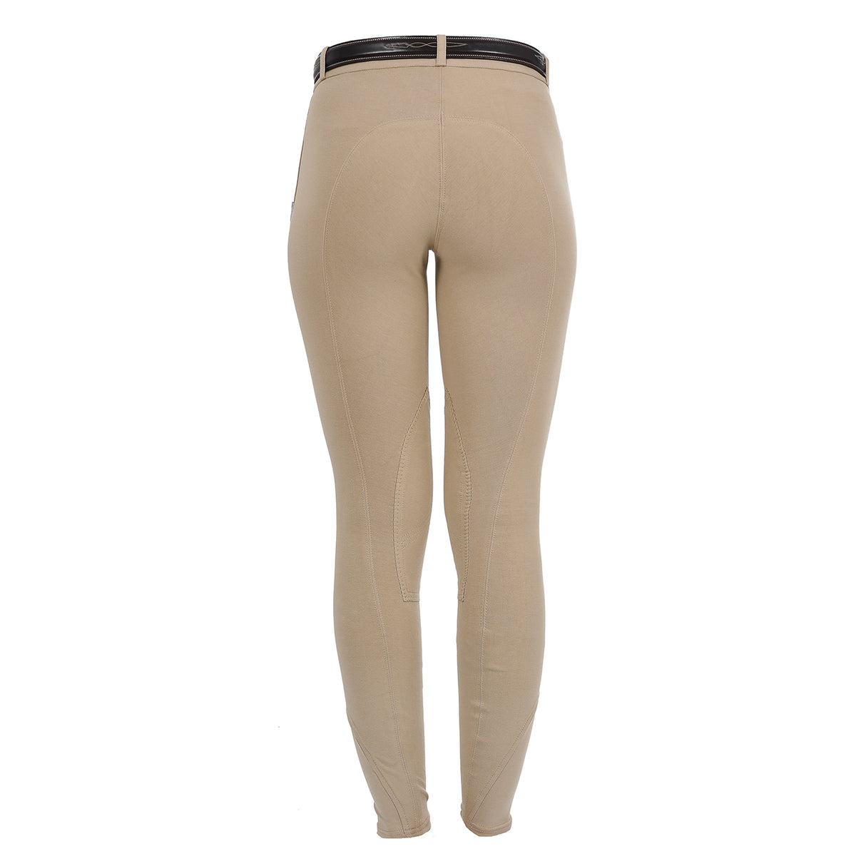 Equestro Selene Model Woman Breeches In Stretch Cotton #colour_beige