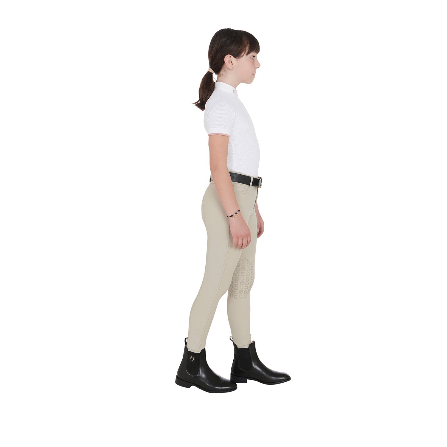 Equestro Unisex Ankle Boots With Side Elastics #colour_black