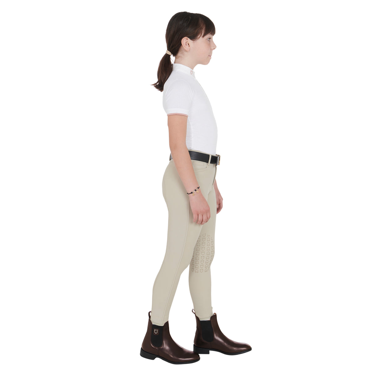 Equestro Unisex Ankle Boots With Side Elastics #colour_brown