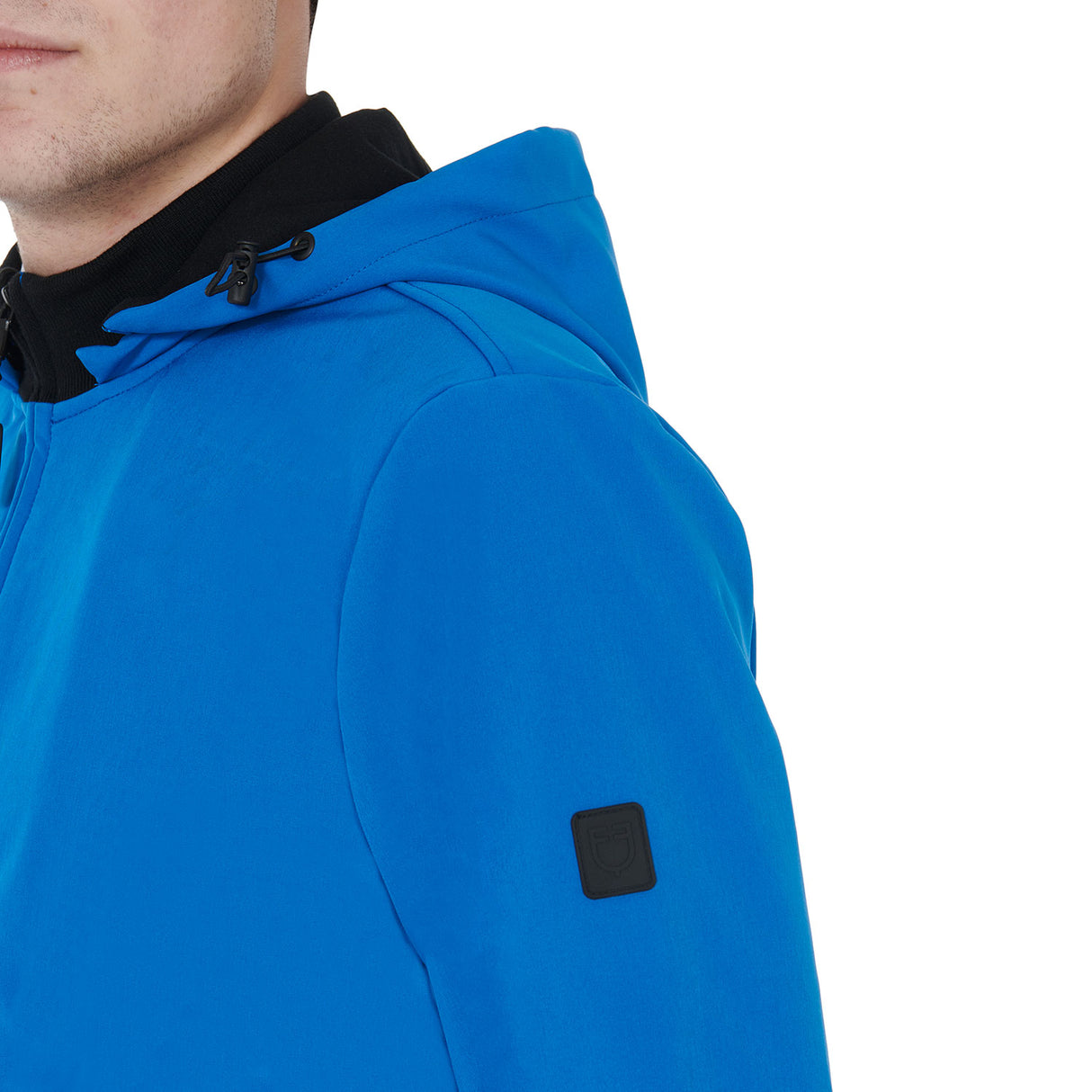Equestro Men's Slim Fit Softshell Jacket With Internal Fleece #colour_royal-blue