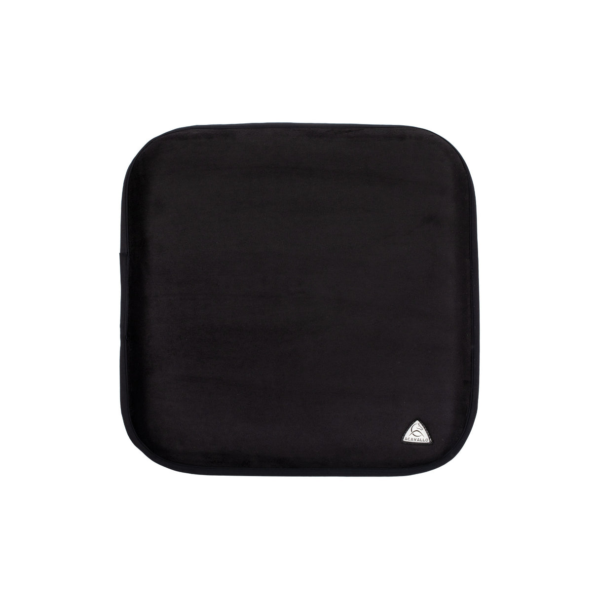 Acavallo Chair Seat Saver Classic Gel Suede #colour_black