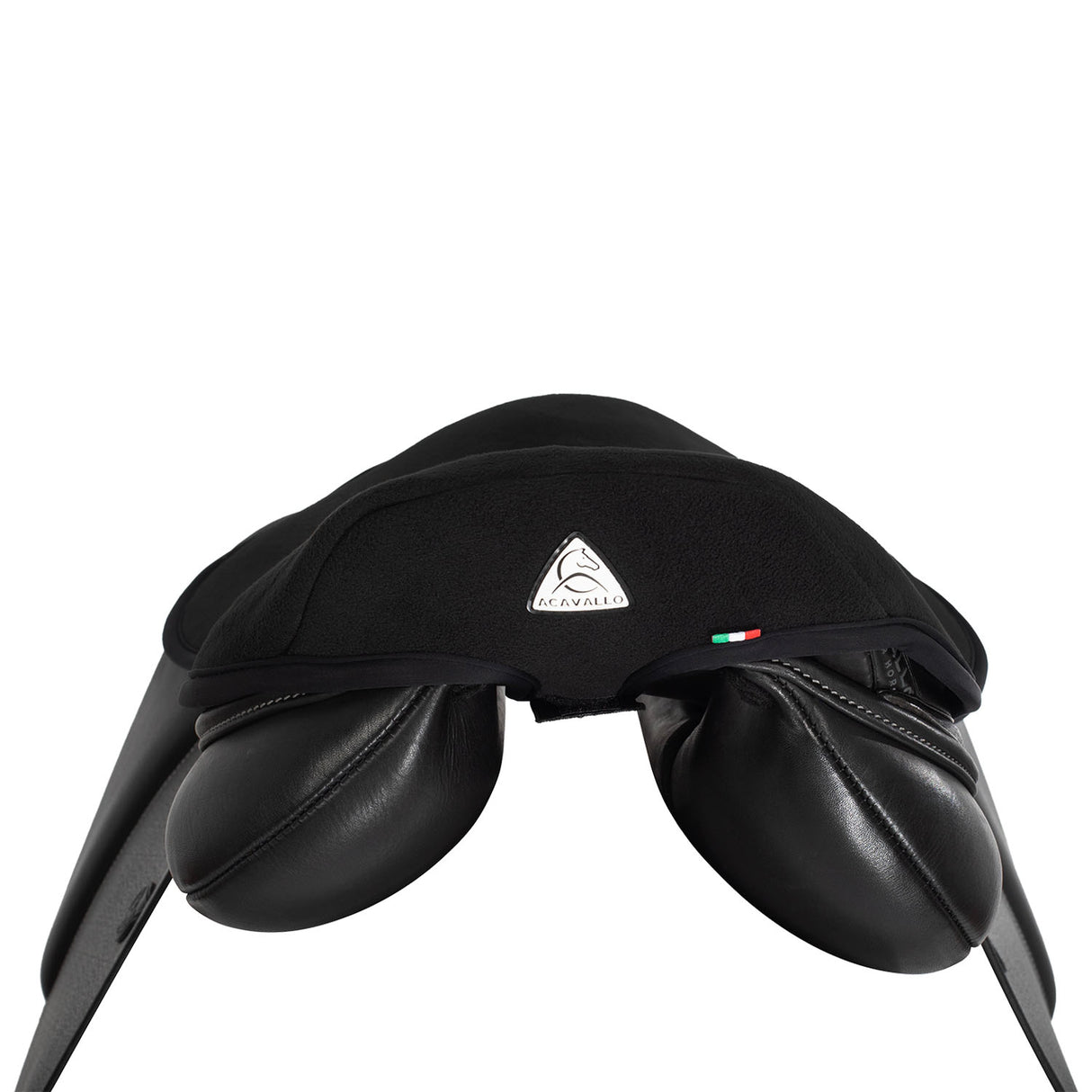 Acavallo Pony Standard Seat Saver Jumping Classic Gel-In Dri-Lex #colour_black