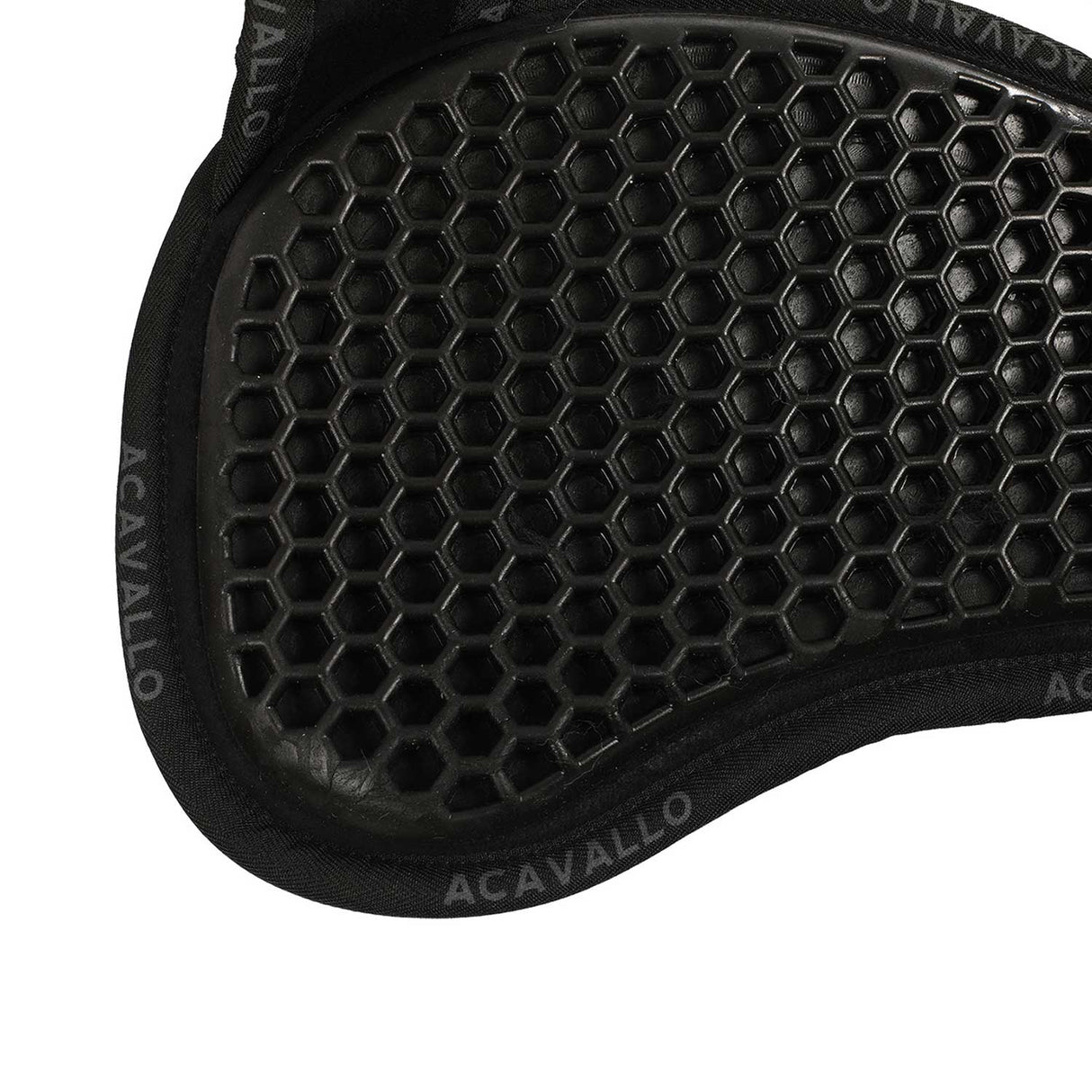 Acavallo Pad Mf-S Wfs Suede Rear Sheepskin Hexagonal Gel Flat #colour_black-natural