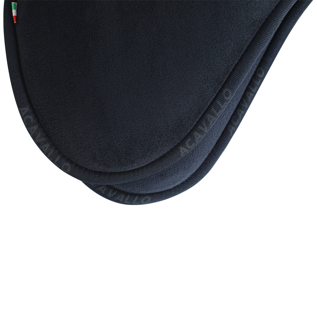 Acavallo Pad MF-S JCCS-S CW-CS Suede Cut-Out Sheepskin Flat #colour_blue-black