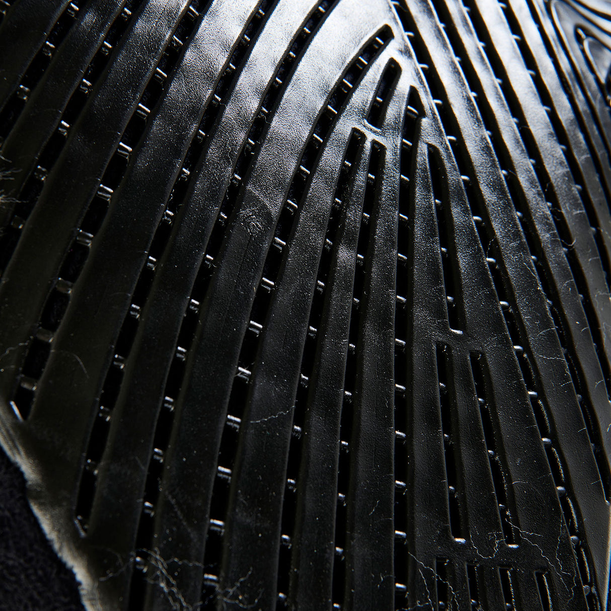 Acavallo Pad Mf-S Jccs-S Cw-Cs Suede Cut-Out Faux Sheepskin Gel Grip Flat #colour_black-natural